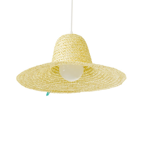 Hängelampe - SARA - DAM - Esche / Naturfaser / originelles Design