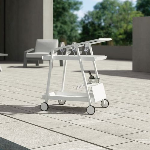 Servierwagen für Privatgebrauch - PULVIS - 10Deka - Garten / Aluminium