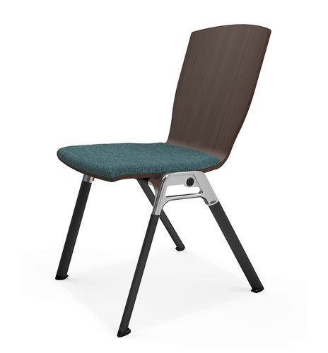 Moderner Besucherstuhl - ADATTA - burgessfurniture - für den Innenraum / Stoff / Gestell aus Aluminium