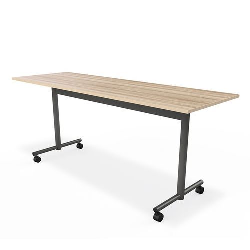 Moderner Besprechungstisch - FLIP-TOP - burgessfurniture - Stahl / Hochdrucklaminat / Gestell aus Metall