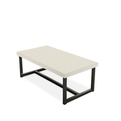 Moderner Couchtisch - TRANS-POSE® - burgessfurniture - Holz / Gestell aus Metall / rechteckig