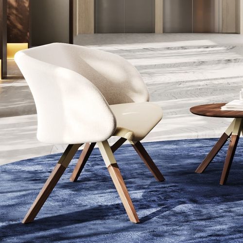 Modernes Sofa - JUNEA® - burgessfurniture - für Schlafzimmer / Stoff / doppelt