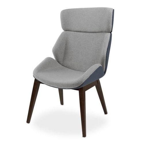 Hochlehner-Sessel - WALSH - burgessfurniture - modern / Stoff / Holz