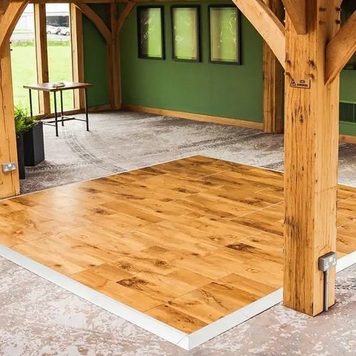 Holz-Tanzteppich - burgessfurniture - Holzoptik / rutschfest