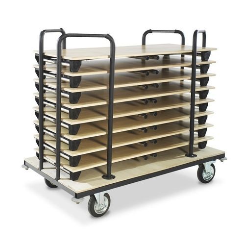 Wagen / fur Tisch-Transport - burgessfurniture - Lager / für Gewerbegebrauch / für Transport