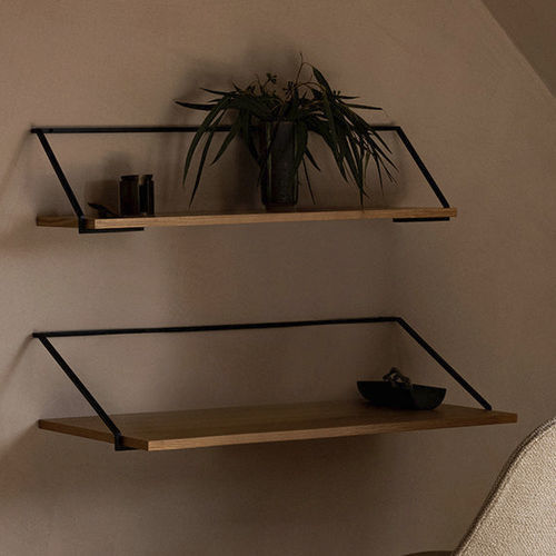 Wandmontiertes Regal - RAIL  - AUDO - modern / Eiche / MDF
