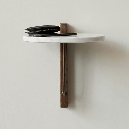 Wandmontiertes Regal - CORBEL  - AUDO - modern / Eiche / Stahl