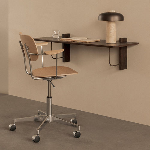 Wandmontierter Schreibtisch - CORBEL - AUDO - modern / Linoleum / gerade