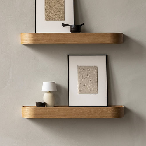 Wandmontiertes Regal - EPOCH - AUDO - modern / Eiche / Sperrholz