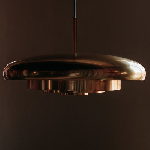 Hängelampe - RESONANT - AUDO - Stahl / poliertes Messing / modern