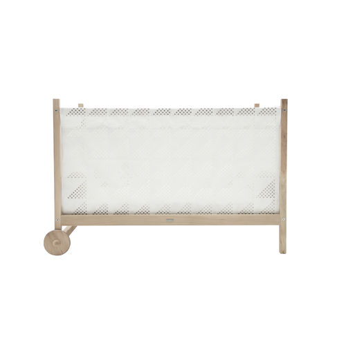 Wiege auf Rollen - ORIENTE - KRETHAUS - Erlenholz / Tyvek®