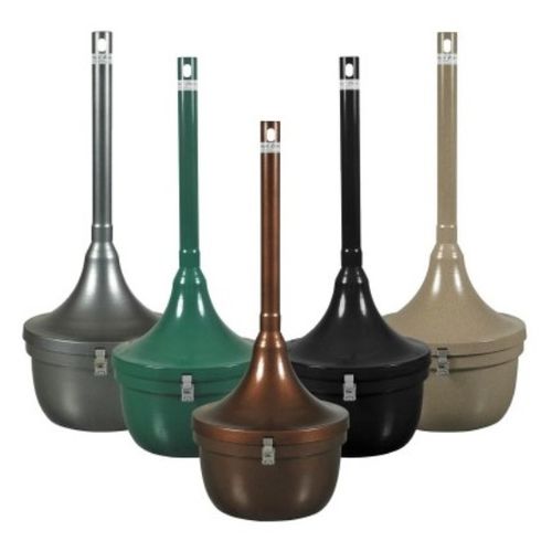 Stahl-Aschenbecher - ASH URN - Brasco International Inc. - für den Außenbereich / für öffentliche Bereiche