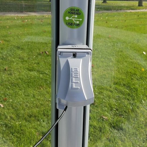 USB-Steckdose - SOLAR - Brasco International Inc. - doppelt / Einbau / für Außenbereich