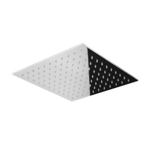 Duschkopf für Deckeneinbau - AQUA 42 - Aquademy - quadratisch / Regenstrahl