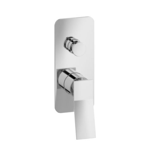 Einhebelmischer für Dusche - QUADRO 2 WAY - Aquademy - wandmontiert / verchromter Messing / für Badezimmer
