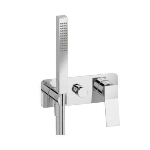 Einhebelmischer für Dusche - QUADRO 2 WAY - Aquademy - wandmontiert / verchromter Messing / für Badezimmer
