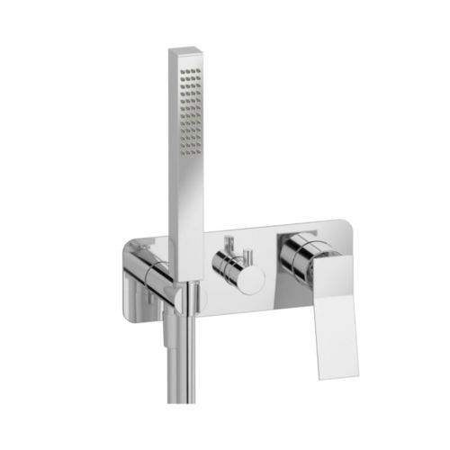 Einhebelmischer für Dusche - QUADRO 3 WAY - Aquademy - wandmontiert / verchromter Messing / für Badezimmer