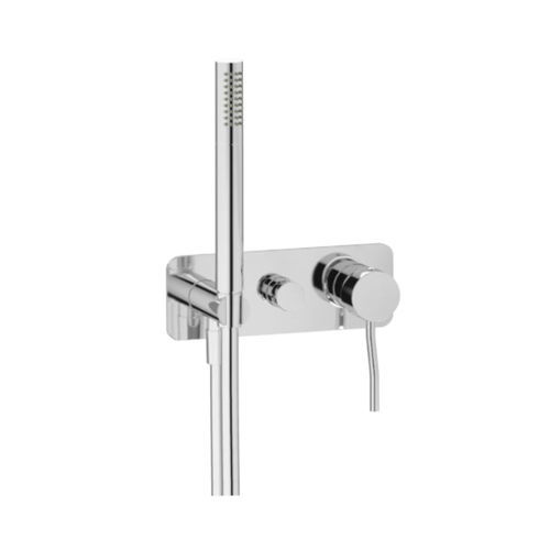 Einhebelmischer für Dusche - TONDO 2 WAY - Aquademy - wandmontiert / verchromter Messing / für Badezimmer