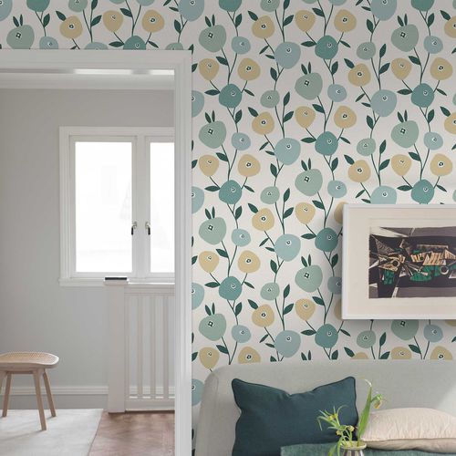 Moderne Tapete - LUCY - Eco - Naturmotiv / Stoffoptik / Relief