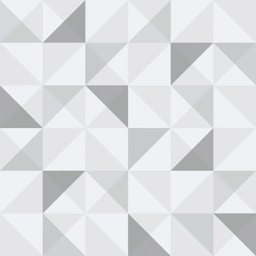 Moderne Tapete - DIMENSION - Eco - mit geometrischen Motiven / weiß / schwarz