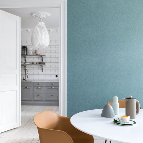 Moderne Tapete - DEEP OCEAN - Eco - einfarbig / blau / grün