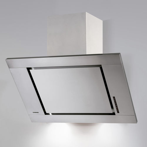 Wandabzugshaube - CASANDRA INOX - Nodor - mit integrierter Beleuchtung / geräuscharm / mit Touchscreen