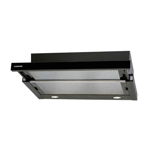 Einbaudunstabzug - EXTENDER GLASS - Nodor - mit integrierter Beleuchtung / versenkbar / Klasse C