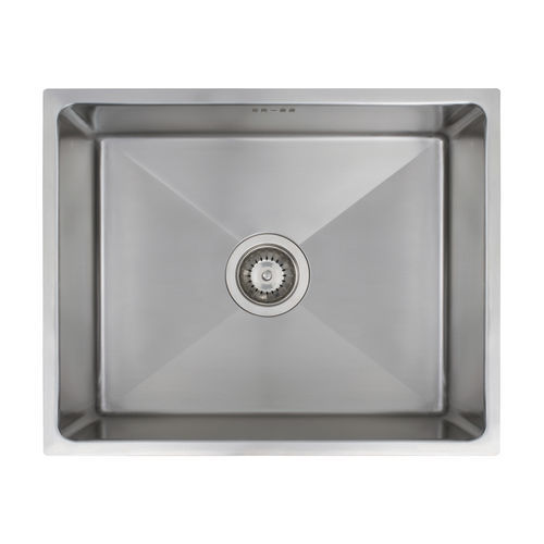Einbeckenspüle - 5012 CUBIC - Nodor - ohne Abtropffläche / Edelstahl / einbaufähig