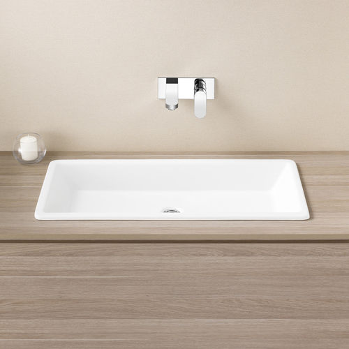 Einbauwaschbecken - GRACE: EU8033A00W/EU8032A00W - caroma - Keramik / rechteckig / modern