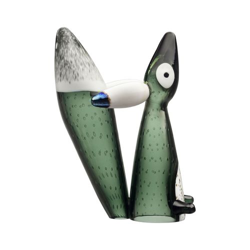 Skulptur / geblasenes Glas - Vulpes :1071549 - iittala - freistehend / grün / Tier
