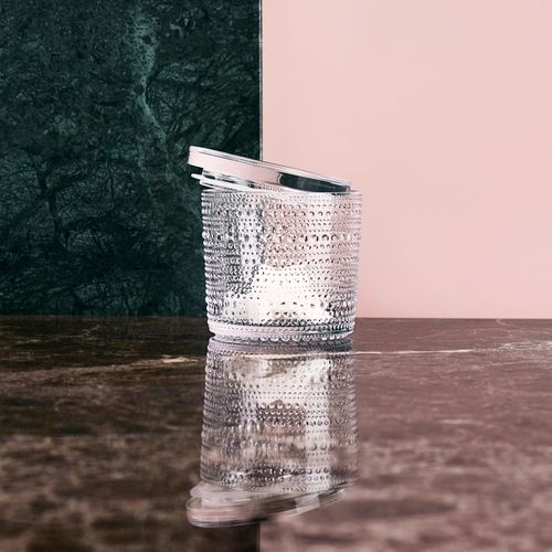 Glas-Aufbewahrungsbox - Kastehelmi: 1015372 - iittala - mit Deckel