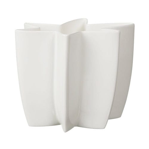 Vase / originelles Design - CARAMBOLA - iittala - Porzellan / weiß
