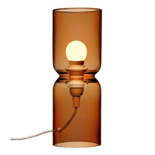 Tischlampe - Lantern - iittala - Glas / modern / mit Kabel