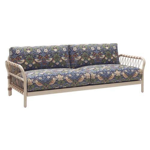 Modernes Sofa - HARPER - Adea - Stoff / Leder / mit abnehmbarem Bezug