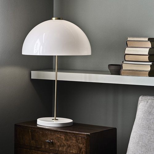 Tischlampe - KUPOLI  - Innolux - Aluminium / Messing / Acryl