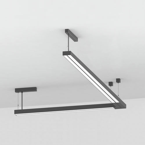 Hängeleuchte - DINAMICA - PLEXIFORM - Aufbau / LED / linear
