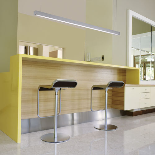 Hängeleuchte - QUAD - PLEXIFORM - Aufbau / LED / fluoreszierend