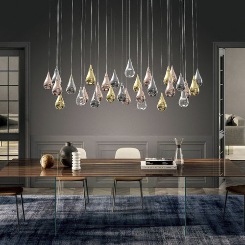 Hängelampe - SOSPESI  - SIKREA - Aluminium / Glas / modern