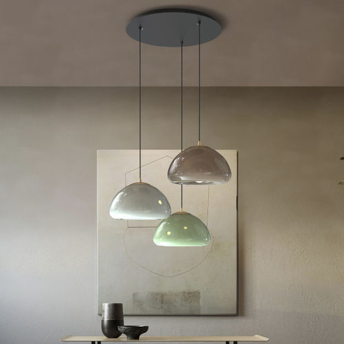 Hängelampe - LUXOR  - SIKREA - Metall / Glas / modern