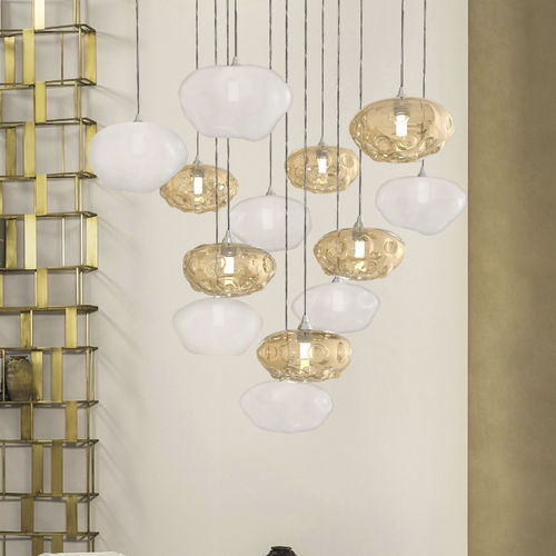 Hängelampe - FENICE  - SIKREA - geblasenes Glas / modern / mit Kabel