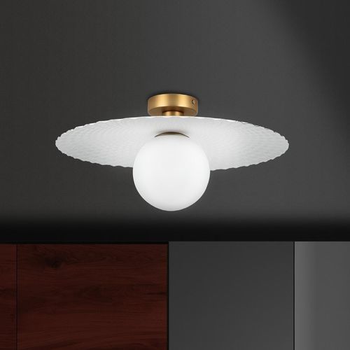 Moderne Deckenleuchte - MISS  - SIKREA - rund / Metall / LED