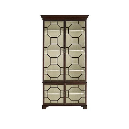 Klassische Vitrine - CHINESE CHIPPENDALE - Baker Furniture Co. - Glas / Mahagoni