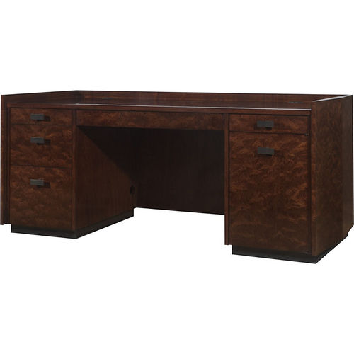 Schreibtisch / Art Deco - NORMANDIE - Baker Furniture Co. - Laubholz / mit Stauraum