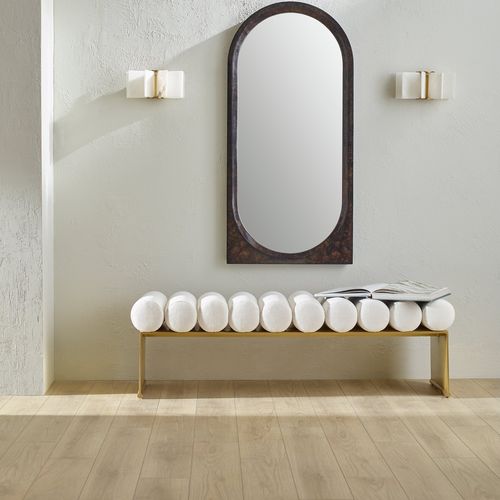 Moderne Polsterbank - RUNWAY - Baker Furniture Co. - Stoff / Bronze / schwarz