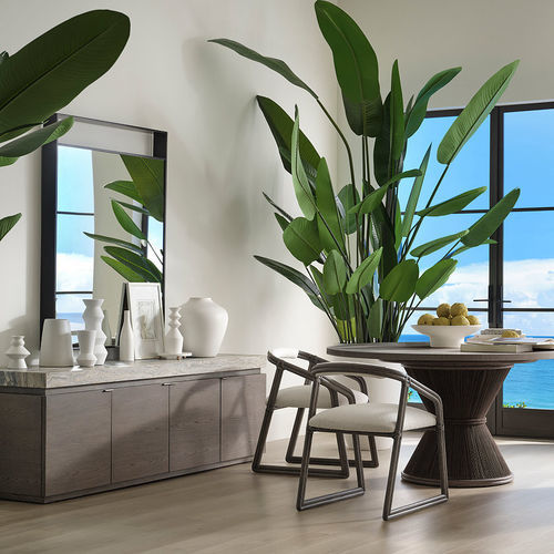 Moderner Esszimmerstuhl - DEL MAR - Baker Furniture Co. - für Strand / für den Innenraum / Stoff