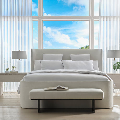 Moderner Bettbank - PORTOFINO - Baker Furniture Co. - Stoff / für Privatgebrauch