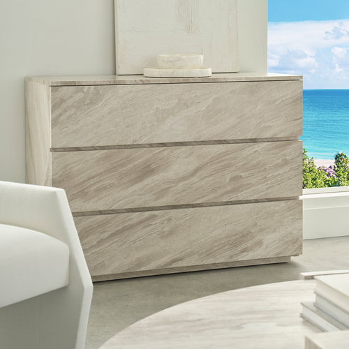 Moderne Kommode - RIO  - Baker Furniture Co. - Marmor / 3 Schubladen / für Gewerbegebrauch
