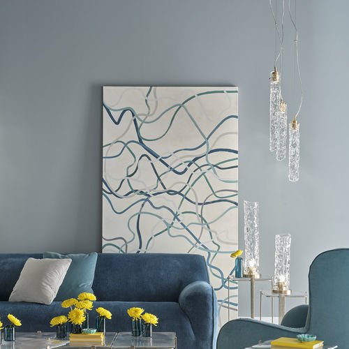 Hängelampe - VOLARE  - Baker Furniture Co. - Bronze / Muranoglas / Acryl