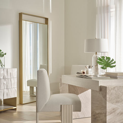Bodenstehender Spiegel - PACIFICA  - Baker Furniture Co. - für Gewerbegebrauch / modern / rechteckig