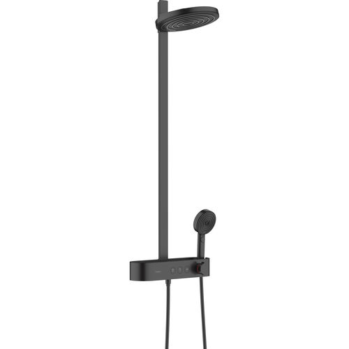 Chromoberfläche Duschsäule - 260 2JET ECOSMART - hansgrohe - wandmontiert / modern / mit Handbrause